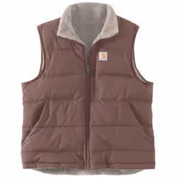 Carhartt Relaxed Midweight Utility Gilet pour dames, brun, taille XL pour Femmes