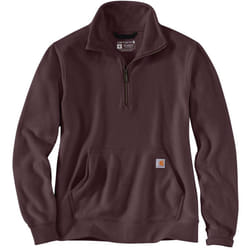 Carhartt Midweight Half Zip Sweat-shirt pour dames, pourpre, taille XS pour Femmes