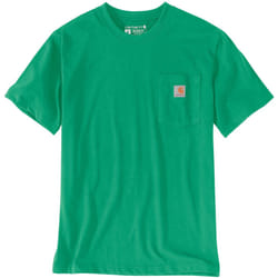 Carhartt Relaxed Fit Heavyweight K87 Pocket T-shirt, vert, taille S pour Hommes