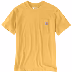 Carhartt Relaxed Fit Heavyweight K87 Pocket T-shirt, jaune, taille S pour Hommes