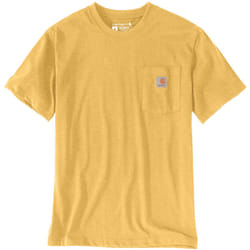 Carhartt Relaxed Fit Heavyweight K87 Pocket T-shirt, jaune, taille S pour Hommes