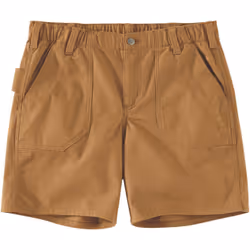 Carhartt Rugged Flex Relaxed Fit Canvas Work Shorts pour dames, brun, taille 26 pour Femmes