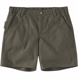 Carhartt Rugged Flex Relaxed Fit Canvas Work Shorts pour dames, vert, taille 2XL 38 pour Femmes