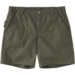 Carhartt Rugged Flex Relaxed Fit Canvas Work Shorts pour dames, vert, taille 26 pour Femmes