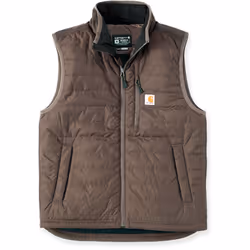 Carhartt Gilliam Gilet, brun, taille M pour Hommes