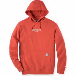 Carhartt Lightweight Logo Graphic Capuche, rouge, taille S pour Hommes
