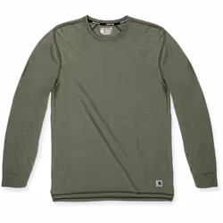 Carhartt Lightweight Durable Relaxed Fit Manches longues, vert, taille S pour Hommes