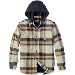 Carhartt Rugged Flex Flannel Hooded Chemise, brun, taille XL pour Hommes
