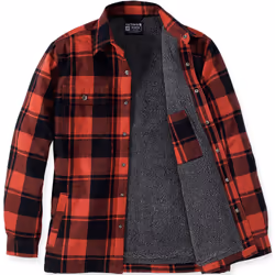 Carhartt Heavyweight Flannel Sherpa Chemise, rouge, taille XL pour Hommes