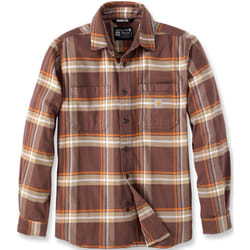 Carhartt Rugged Flex Flannel Plaid Chemise, brun, taille 2XL pour Hommes