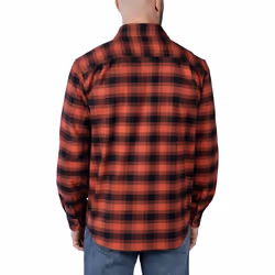 Carhartt Rugged Flex Flannel Plaid Chemise, noir-rouge, taille M pour Hommes