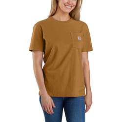 Carhartt Workwear Pocket T-Shirt femmes, brun, taille S