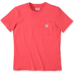 Carhartt Loose Fit Heavyweight K87 Pocket T-Shirt Femme, rouge, taille L pour Femmes