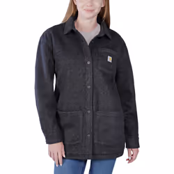 Carhartt Lose Fit Fleece Veste pour dames, noir, taille L pour Femmes