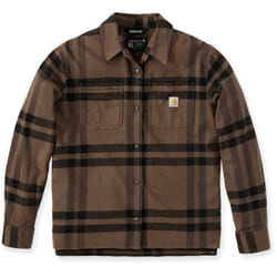 Carhartt Loose Fit Midweight Flannel Chemise pour dames, brun, taille XL pour Femmes