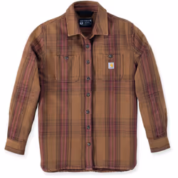 Carhartt Loose Fit Heavyweight Twill Chemise pour dames, brun, taille S pour Femmes