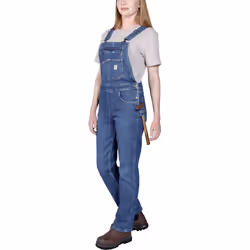 Carhartt Rugged Flex Relaxed Fit Denim Combinaison dames, bleu, taille XS pour Femmes