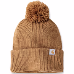 Carhartt Knit Pom-Pom Cuffed Beanie, brun pour Hommes
