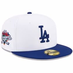 Casquette ajustée New Era 59Fifty - LA Dodgers - 100ème anniversaire - Blanc - Homme