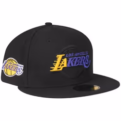 Casquette ajustée New Era 59Fifty - Los Angeles Lakers - Noir - Homme