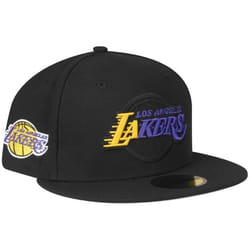 Casquette ajustée New Era 59Fifty - Los Angeles Lakers - Noir - Homme