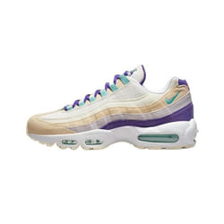 BASKETS BASSES - NIKE AIR MAX 95 - Beige / Violet - Lacets - Mixte - Adulte