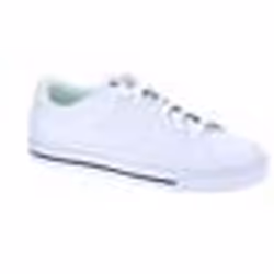 Baskets basses - Nike Court Legacy Femme - Blanc - Synthétique - Lacets - Plat