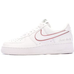 Baskets Homme Nike Air Force 1 - Blanc - Cuir - Lacets