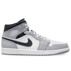 Nike Air Jordan 1 Mid Chaussures pour Homme Gris 554724-078