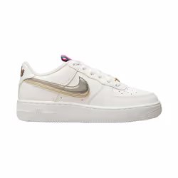 Nike Air Force 1 LV8 Double Swoosh Silver Gold Blanc - DH9595-001_38