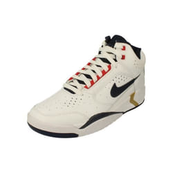 Baskets Nike Air Flight Lite Mid pour Hommes - Blanc - Enfant - Lacets - Synthétique