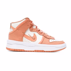 Chaussures Femme NIKE Wmns Dunk High UP - Rose - Lacets - Synthétique