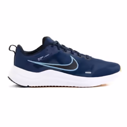 Baskets - NIKE - Downshifter 12 - Bleu marine - Homme - Lacets - Plat