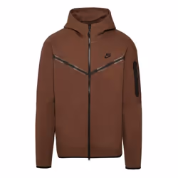 Vestes de survêtement Nike TECH FLEECE FULL ZIP HOODIES - Ref : CU4489-259 Couleur : Marron. Le Tech Fleece léger est isolant ...