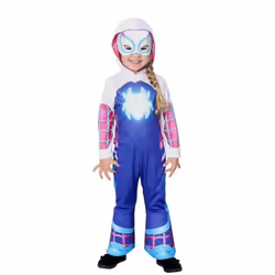Costume pour enfant - RUBIES - Ghost Spider - Jumpsuit - Masque - Glow in the dark