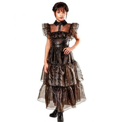 Déguisement robe de bal Mercredi Addams enfant