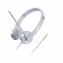 Lenovo 100 Stereo Analogue Headset Casque Argent