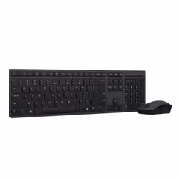Lenovo 4X31K03951 clavier Souris incluse RF sans fil + Bluetooth Italien Noir