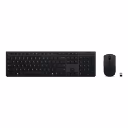 Lenovo 4X31K03945, Taille réelle (100 %), Sans fil, RF sans fil + Bluetooth, Commutateur de touche « ciseaux », Gris, Souris ...