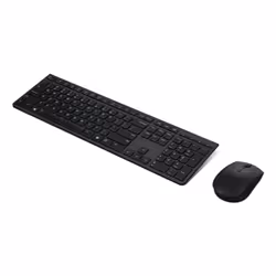 Lenovo 4X31K03945 clavier Souris incluse Bureau RF sans fil + Bluetooth Allemand Gris