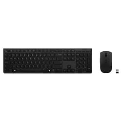 Lenovo 4X31K03967 clavier Souris incluse RF sans fil + Bluetooth QWERTY Anglais britannique Gris