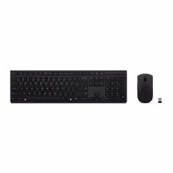 Lenovo 4X31K03968, Taille réelle (100 %), RF sans fil + Bluetooth, Commutateur de touche « ciseaux », Gris, Souris incluse
