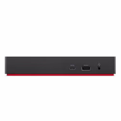 Lenovo 40B50090EU, Avec fil, USB 3.2 Gen 1 (3.1 Gen 1) Type-C, 3,5 mm, 100,1000 Mbit/s, Noir, 4K Ultra HD