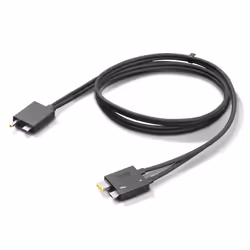 Lenovo 4X91K16970, Mâle, Mâle, 0,7 m, Noir, 40 Gbit/s, RoHS REACH UL62368