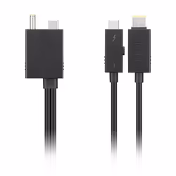 Lenovo 4X91K16970 Câble Thunderbolt 0,7 m 40 Gbit/s Noir