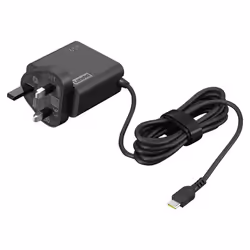 Lenovo 65W USB-C Wall Adapter UK adaptateur de puissance & onduleur Intérieure Noir - Vue supplémentaire 3