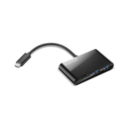 Lenovo GX91L84354 hub & concentrateur USB 3.2 Gen 1 (3.1 Gen 1) Type-C 625 Mbit/s Noir