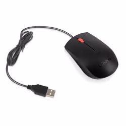 Lenovo 4Y51M03357, Ambidextre, Optique, USB Type-A, 1600 DPI, Noir