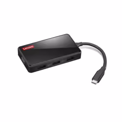 Lenovo GX91M73945, Avec fil, USB 3.2 Gen 1 (3.1 Gen 1) Type-C, Noir, 4K Ultra HD, 30 Hz, CB, CE