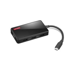 Lenovo GX91M73945 station d'accueil Avec fil USB 3.2 Gen 1 (3.1 Gen 1) Type-C Noir